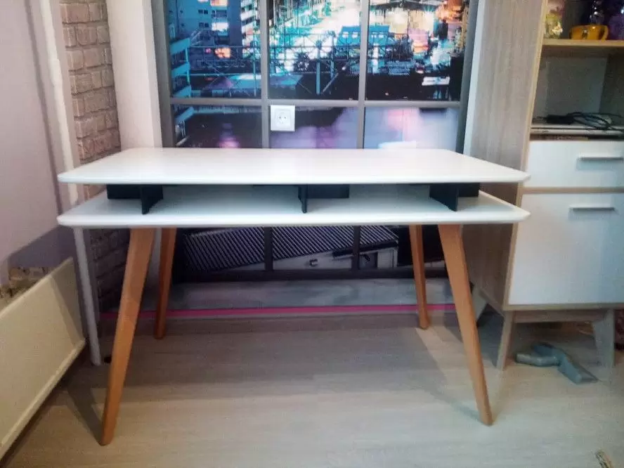 Стол письменный Nordic, белый - фото 14