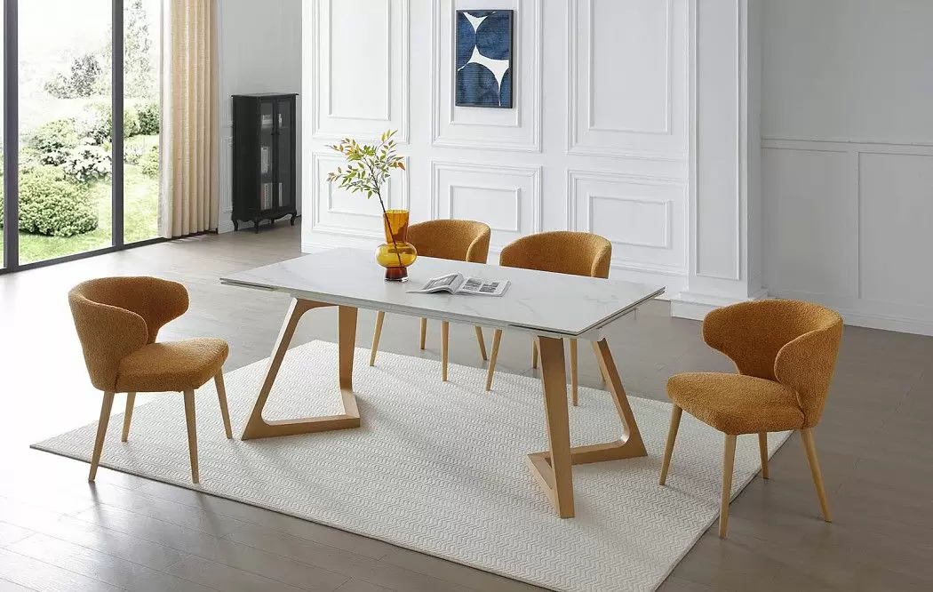 Стул Simona, терракотовый/ясень - фото 4