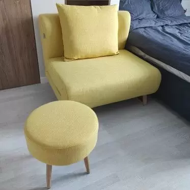 Кресло-кровать Rosy, желтый/без принта