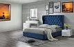 Кровать Fabiana, темно-синий