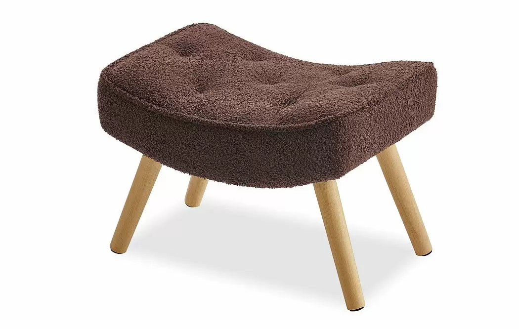 Кресло и оттоманка Hygge, коричневый/натуральный - фото 14