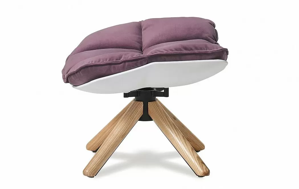 Кресло и оттоманка в стиле Husk, лиловый - фото 11