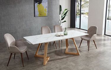 Стол Sorrento + 2 стула Berta + 2 стула Bern