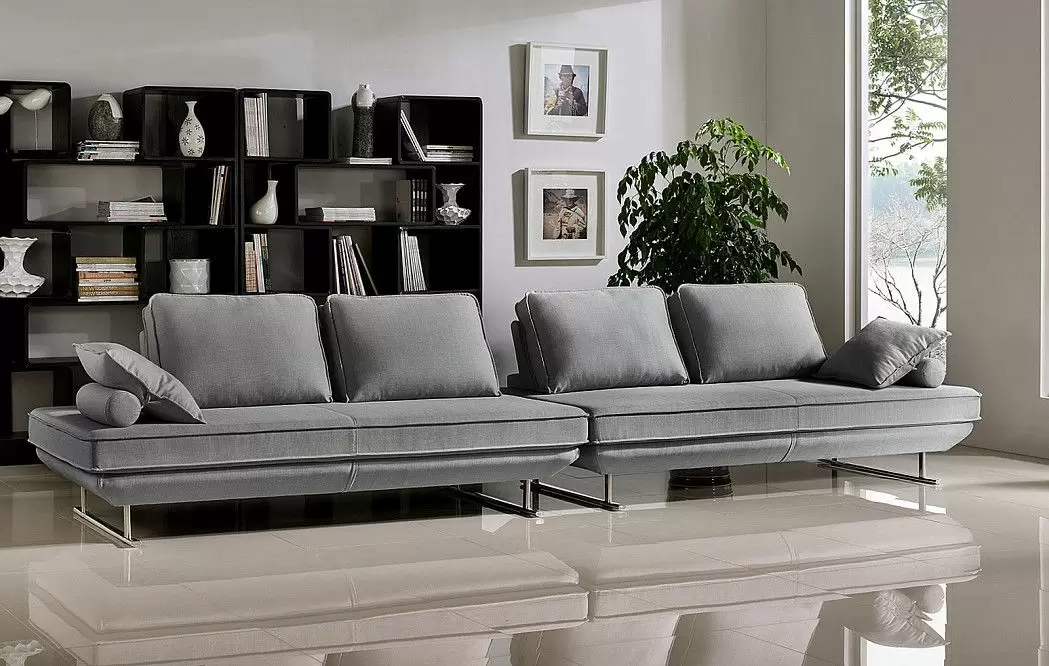 Диван-трансформер Bergamo угловой, серый - фото 20