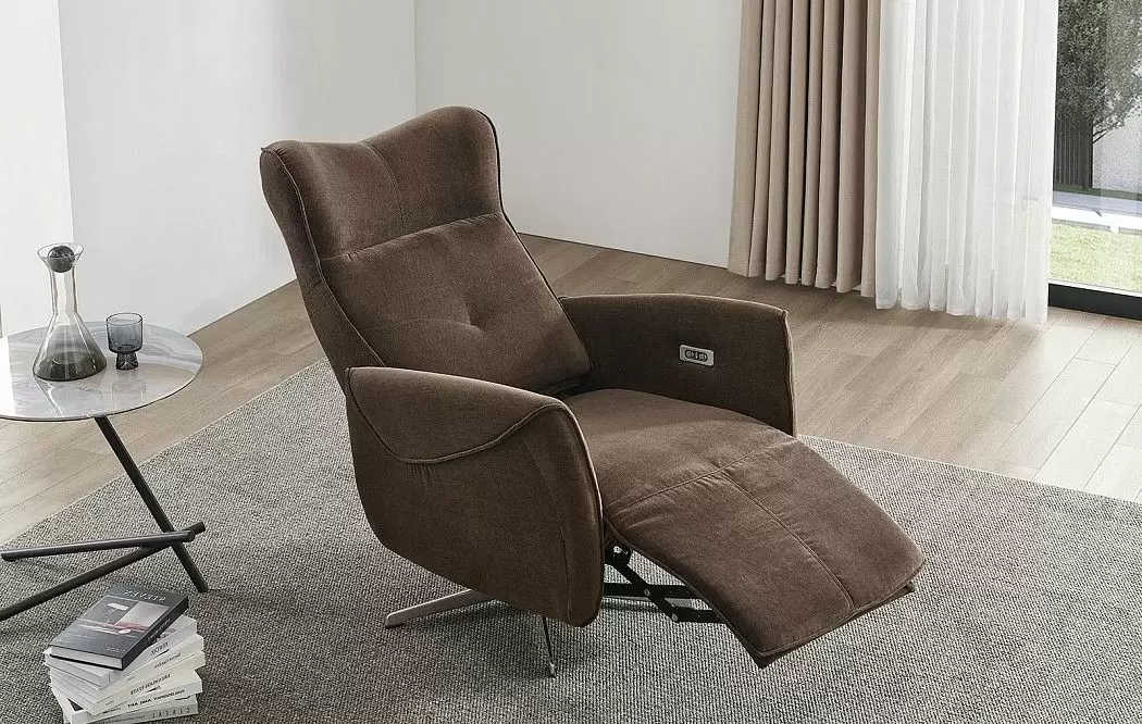 Кресло-реклайнер Leblon, коричневый - фото 2