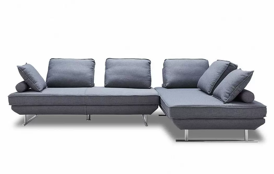 Диван-трансформер Bergamo угловой, серый - фото 7