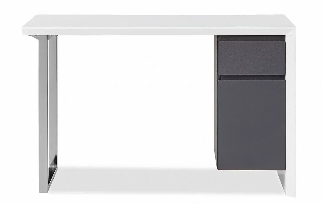 Стол письменный Kepler, белый/серый - фото 4