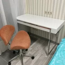 Кресло Miranda, серо-голубой/хром