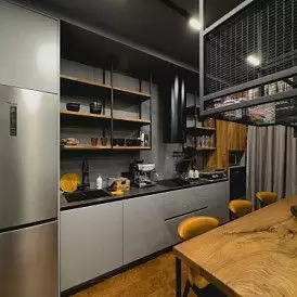 Стул Hank, серый/черный