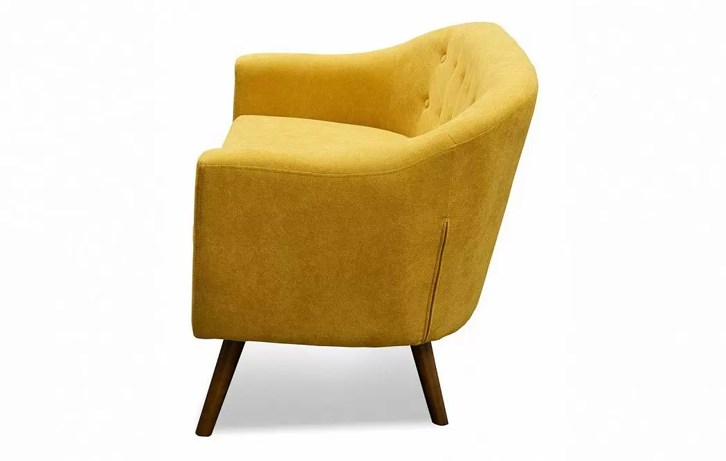 Диван Florence 2-х местный, желтый шафран/орех - фото 8