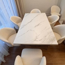 Стол Santorini + 4 стула Ornella