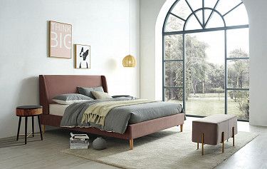 Комплект для спальни Carrera, лиловый/дуб/темно-серый