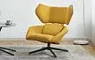 Кресло и оттоманка Boston, желтый