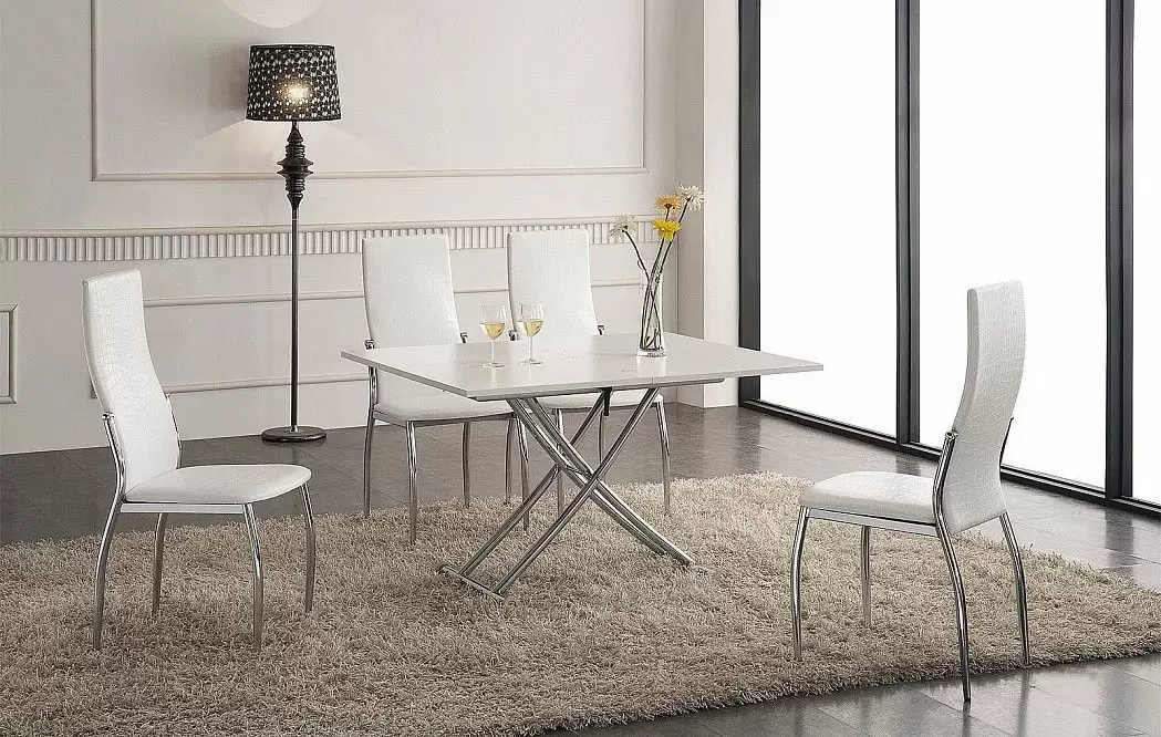 Стол-трансформер Clayton I, белый - фото 15