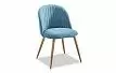 Стол Arioso Glass + 4 бирюзовых стула Angela