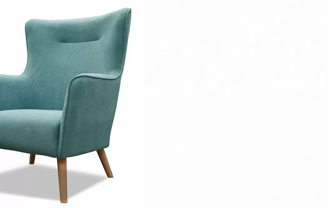 Кресло Camilla, бирюзовый/натуральный - фото 8