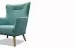 Кресло Camilla, бирюзовый/натуральный