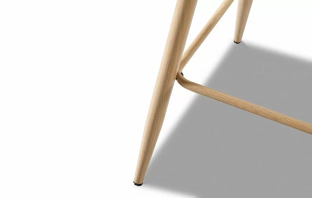 Стул барный Jackson Bar, бежевый/дерево - фото 8