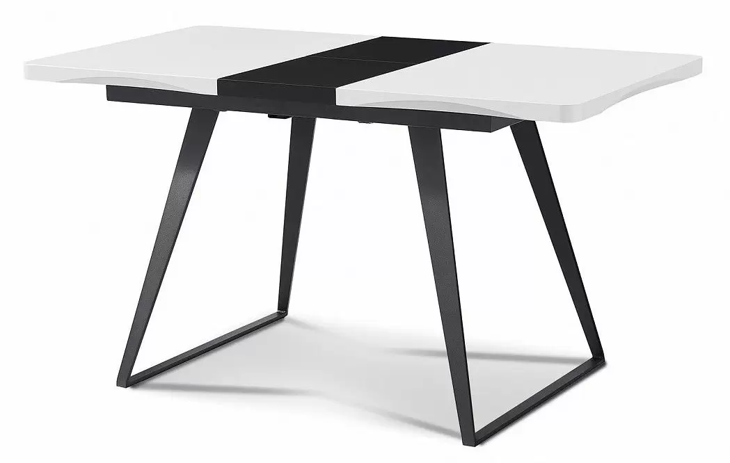 Стол раскладной Frankfurt 110-140, белый/черный