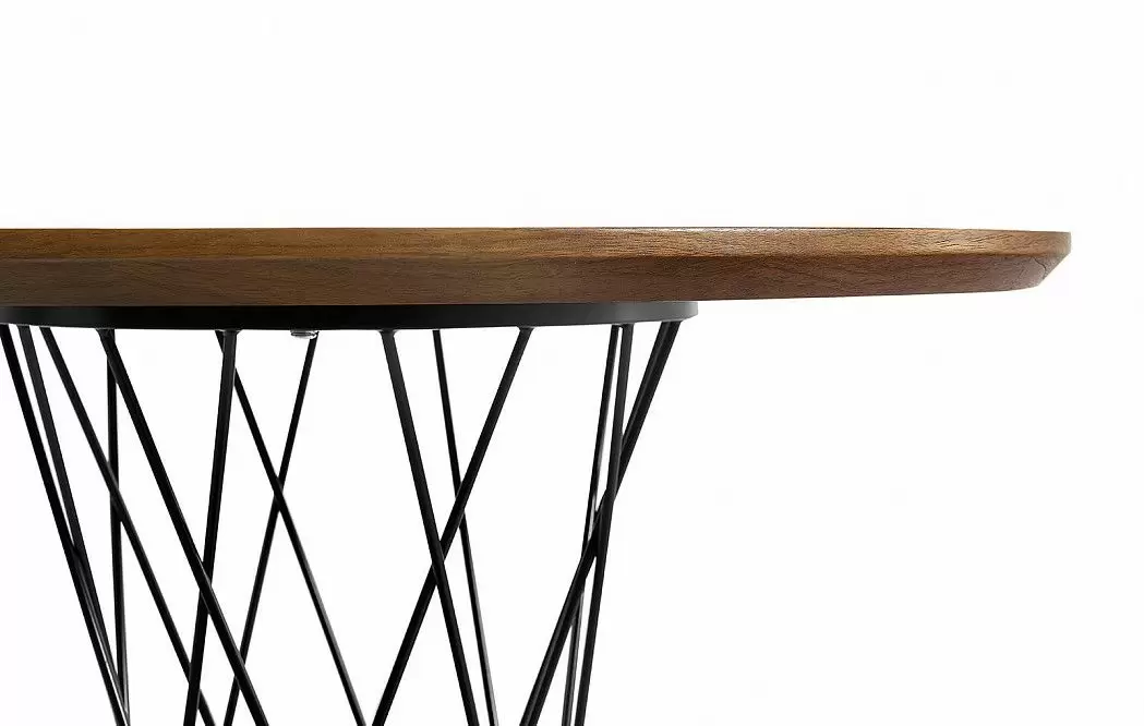 Стол Cyclone Grand (100), орех/черный - фото 9