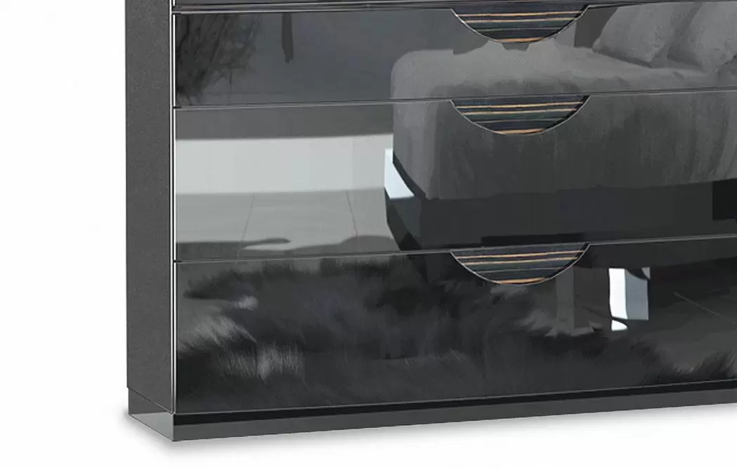 Комод Santiago (110), черный - фото 2