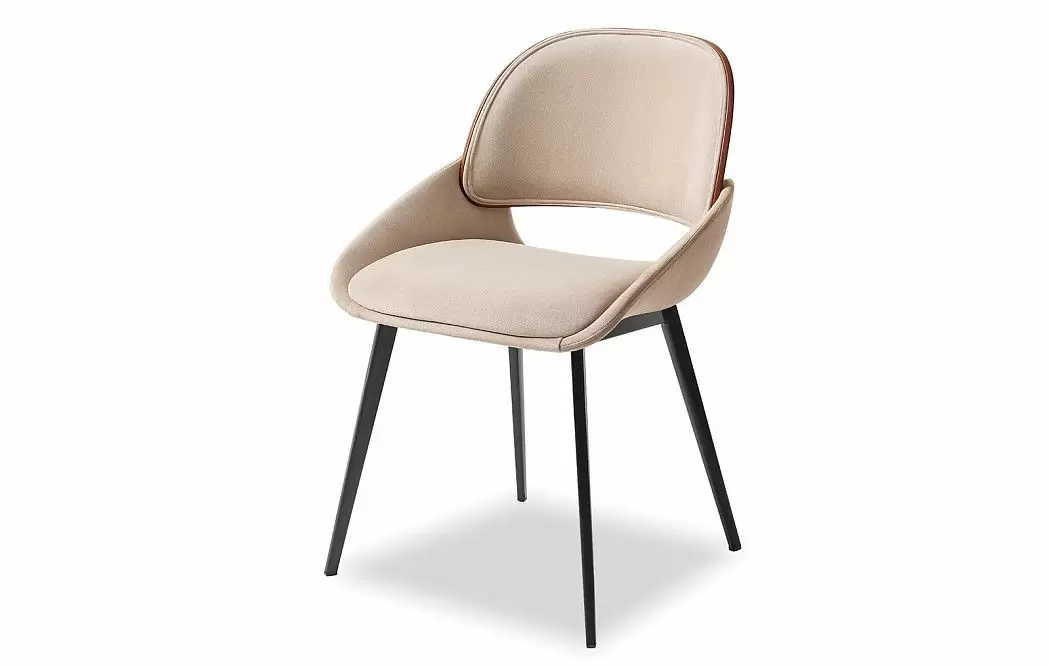 Стул Jerry, бежевый/орех - фото 5