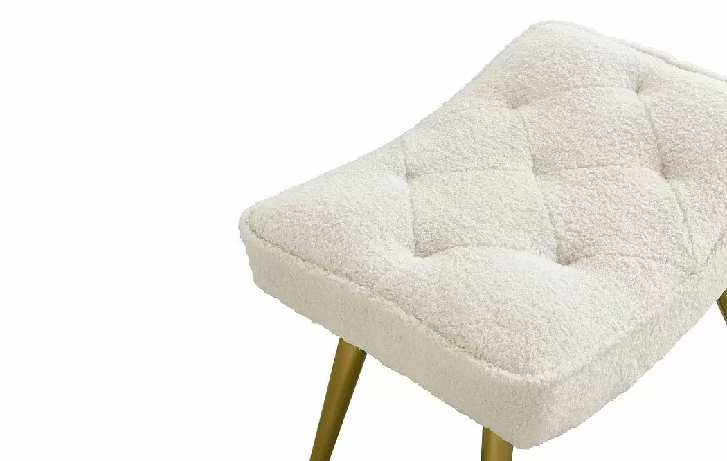 Оттоманка Hygge, слоновая кость/золото - фото 4