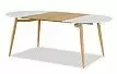 Стол раскладной Suzy 120-200, белый/дуб