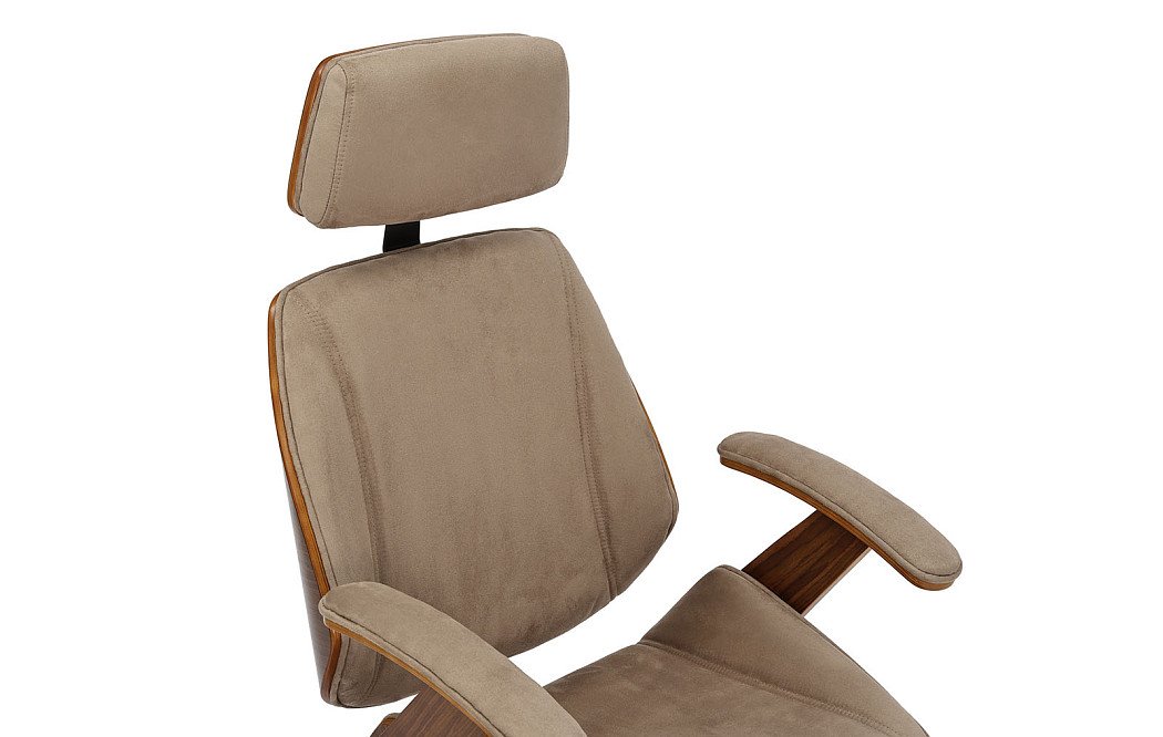 Кресло Benjamin, темно-бежевый/орех - фото 3