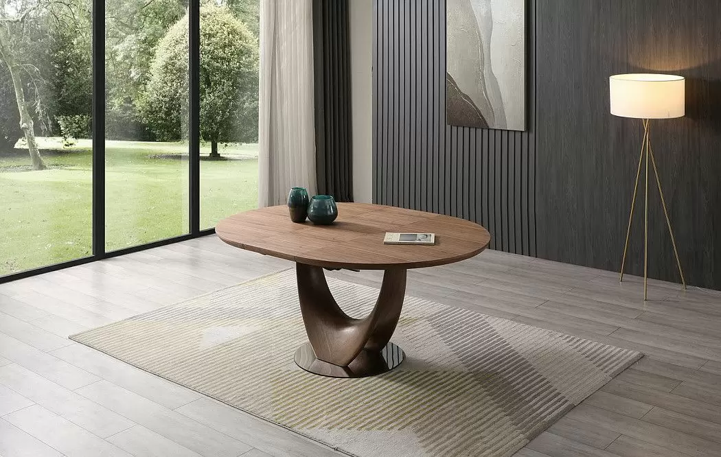 Стол раскладной Ramona 130-170, орех - фото 5