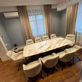 Стул Mabel, голубой/серый