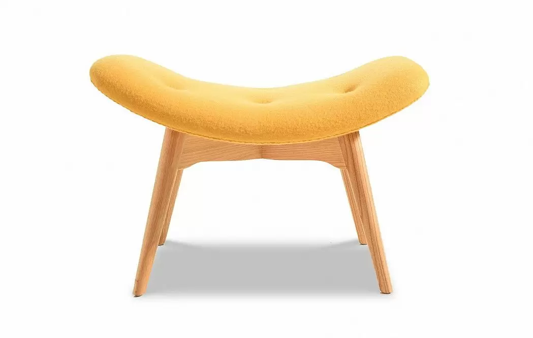 Кресло с оттоманкой Contour, желтый - фото 9