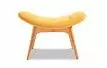Кресло с оттоманкой Contour, желтый