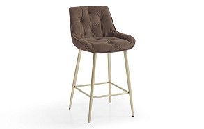 Стул барный Joely Bar (76), коричневый/шампань