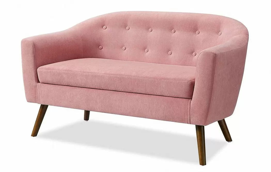 Комплект мягкой мебели Florence, коралловый/орех - фото 13