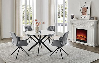 Стол Elisabeth + 4 стула Estella