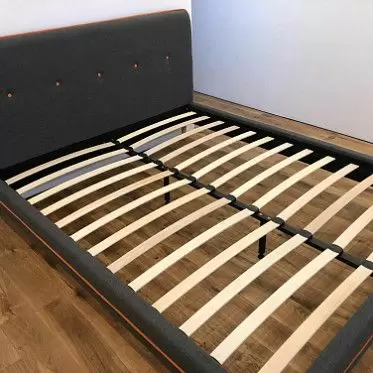 Кровать Madeira, серо-коричневый/светлые ножки 1635249482513.jpg