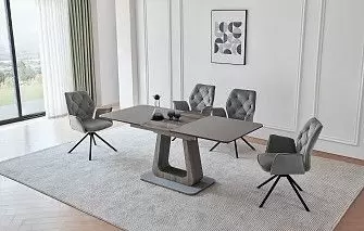 Стол Rosanna + 4 стула Estella