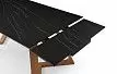Стол раскладной Sorrento 160-220, черная керамика/ясень