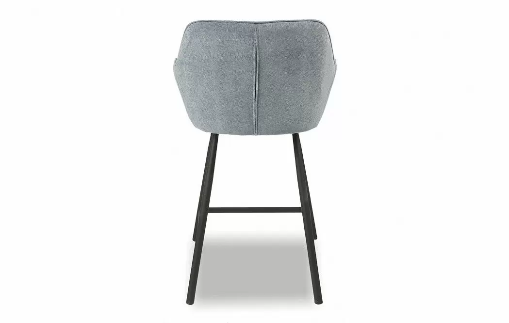 Стул полубарный Edwin, голубой пепел/черный - фото 9