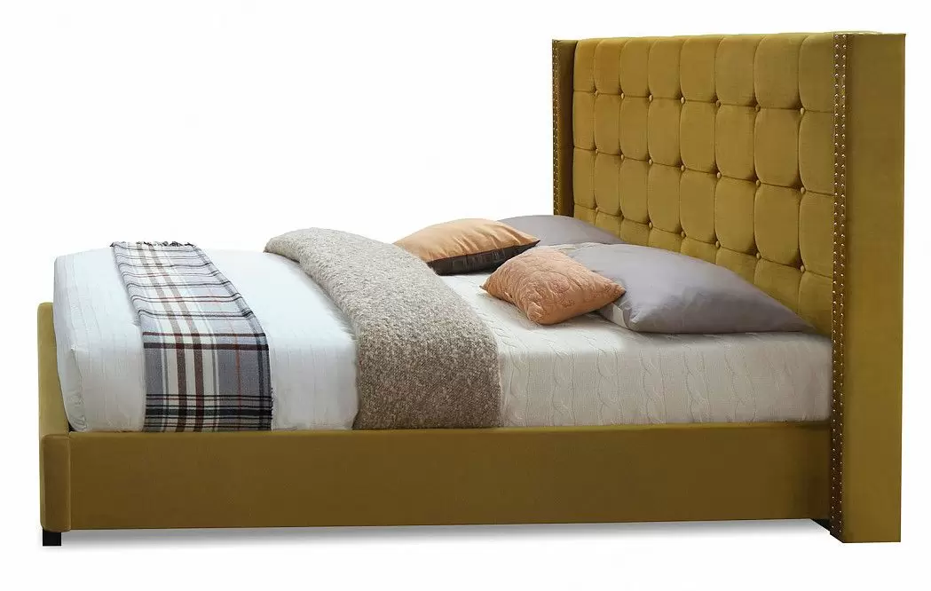 Кровать Vivien 160x200, желтый - фото 4