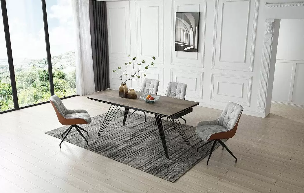 Стул Joely, серый/коричневый - фото 2