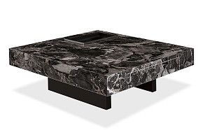 Стол журнальный Gabrielle (100), черный камень