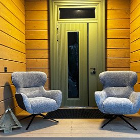 Кресло Sebastian, серый/темно-серый