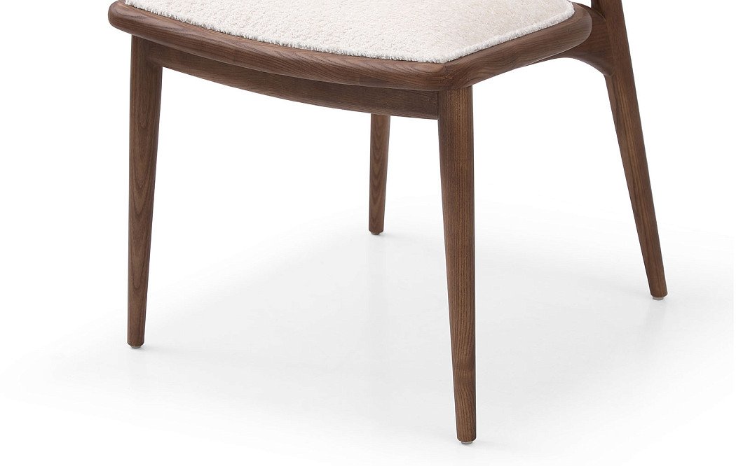 Стул Ian, белый/орех - фото 6