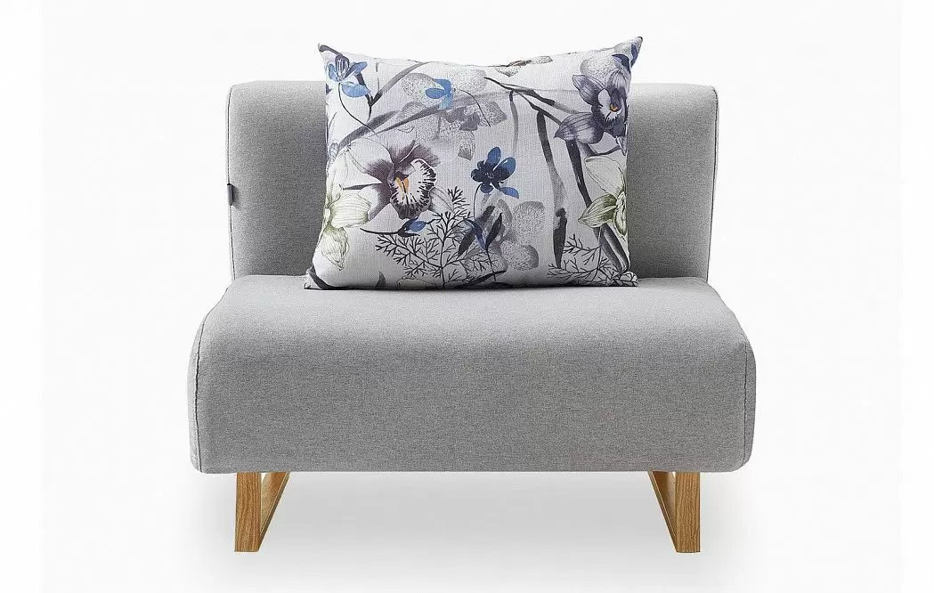 Комплект мягкой мебели Rosy, серый/цветочный принт - фото 14
