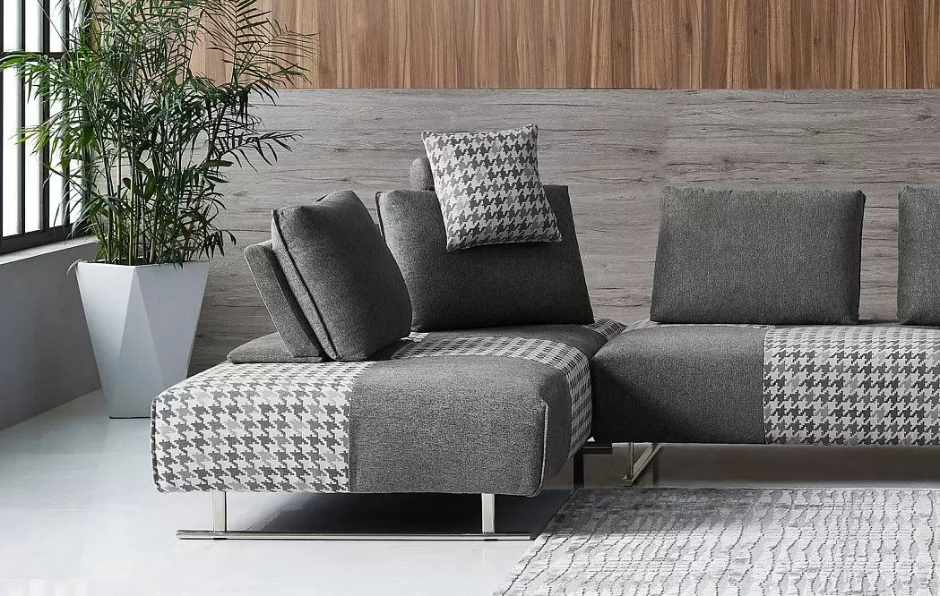 Диван-трансформер Bavaria угловой, серый - фото 8