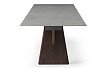 Стол раскладной Bremen 180-260, серая керамика/орех