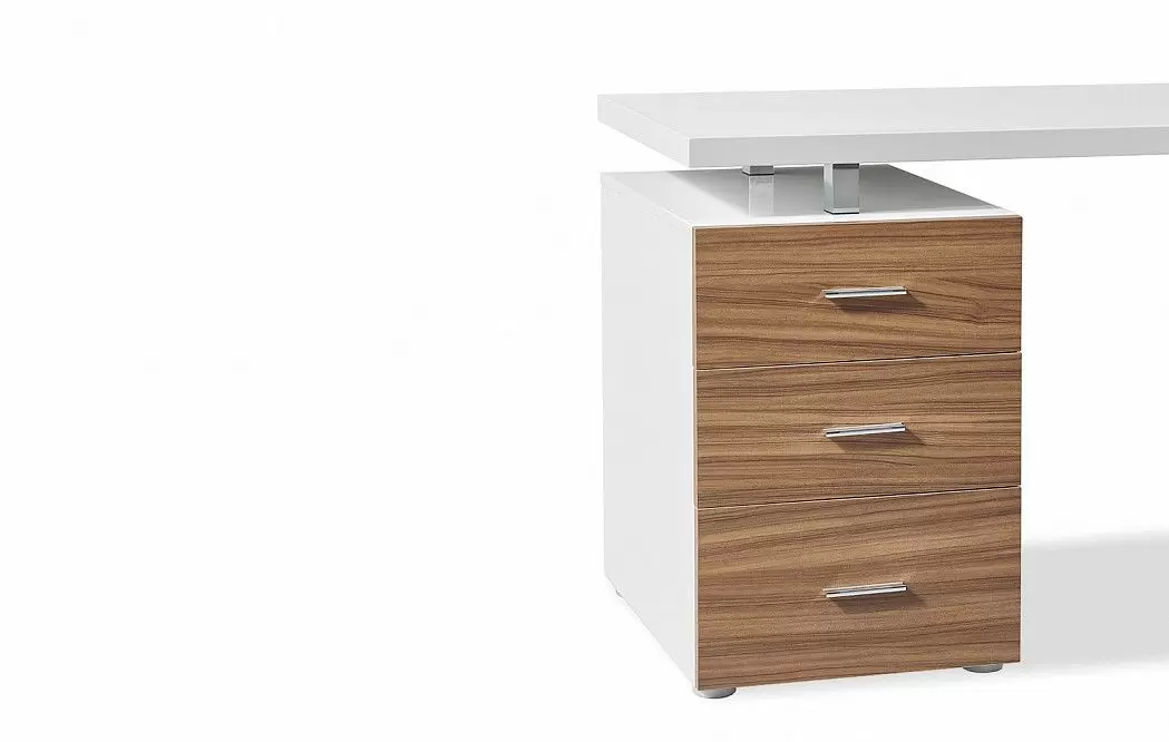 Стол письменный Endeavor, белый/дерево - фото 7