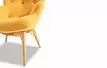 Кресло с оттоманкой Contour, желтый
